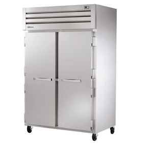 True STR2R-2S 52.6" Reach-In Refrigerator, 2 Section, 2 Solid Doors