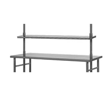 Eagle Group TM84PRS - Estante superior para estante para ollas de 12"x7", montaje en mesa, plataforma única, acero inoxidable 