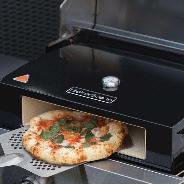 BakerStone Original Grill Top Caja para horno de pizza de acero inoxidable - 22 7/8" x 16 3/8" x 6 3/8" 