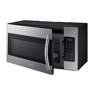 Samsung Microwave 30 in W 1.8 cu. ft. Over the Range Microwave in Fingerprint Resistant Stainless Steel with Sensor Cooking